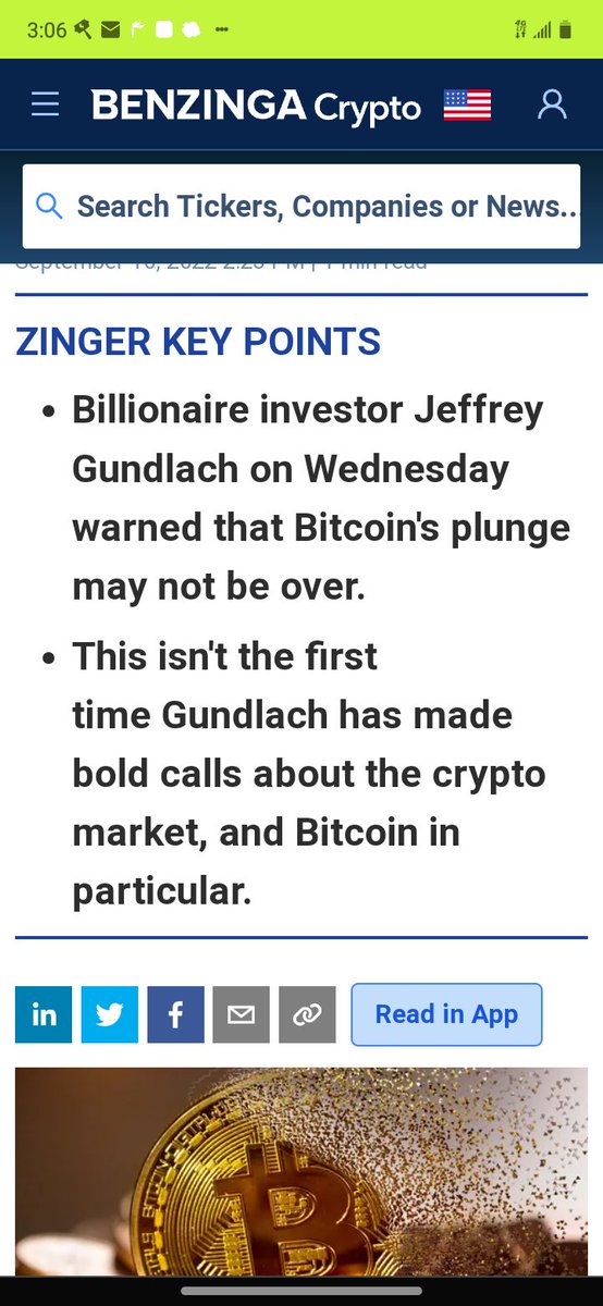 Bitcoin Plunge