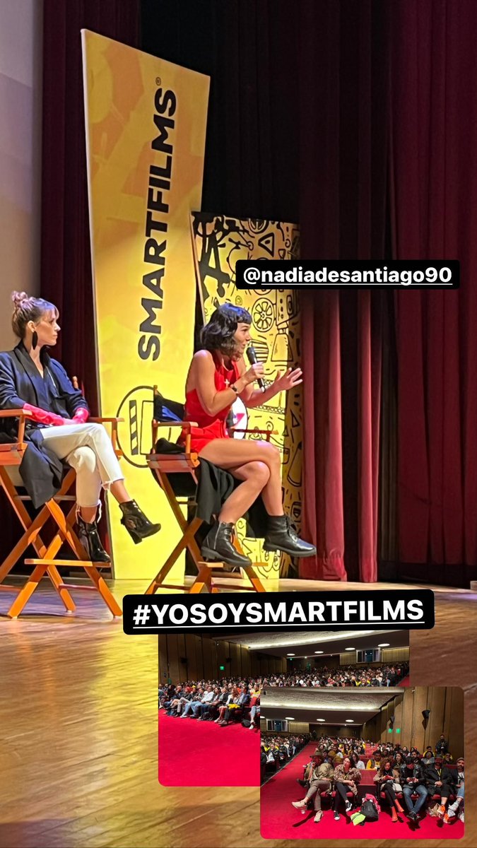 updatescivantos's tweet image. .@maggiecivantos y @NadiaSantiago90 en el Festival #Smartfilms2022, en Colombia.