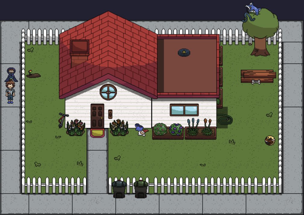 Knightly44's tweet photo. For this week's progress in #Ultionem, I decided to renovate some of the houses that are in the town that my game takes place in!  

#gamedev #indiegame #indiedev #rpgmaker #pixelart https://t.co/g2vvgNJkTa