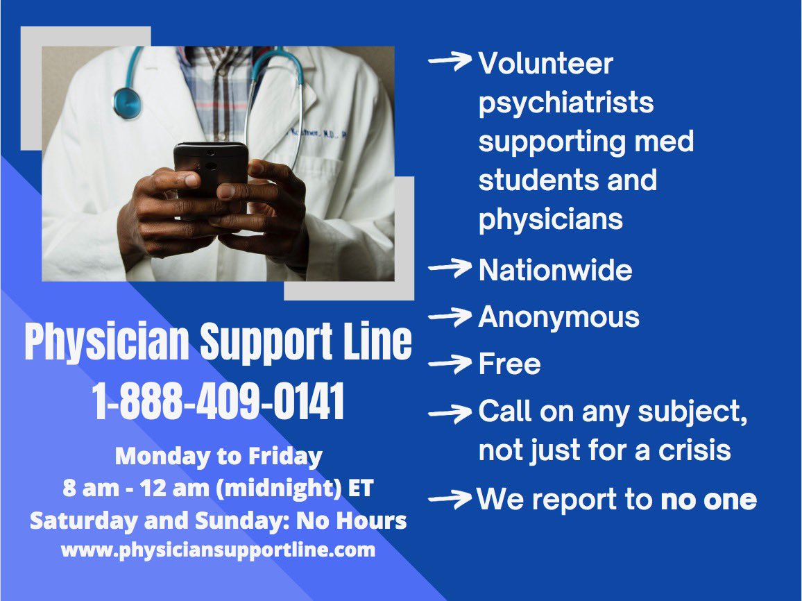Physician Support Line tweet media