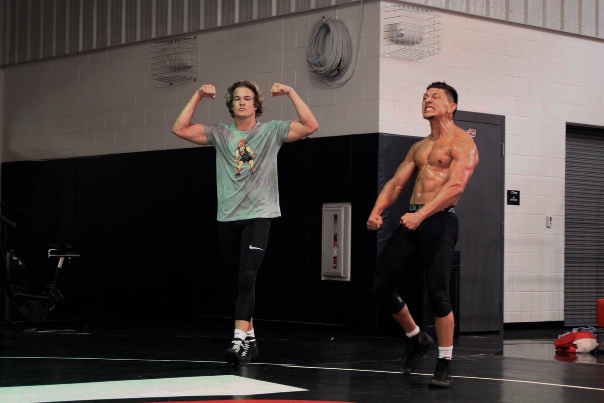 Karterjohnson9's tweet photo. Just getting started. @SEUFireWrestle @SalSilva6 https://t.co/9GByXhPERc