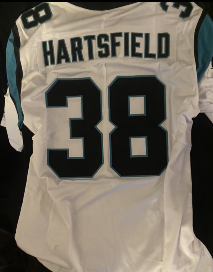 ryleighpope40's tweet photo. @Myles_Harts Jersey came today, just in time for week 1. See you tomorrow Myles, #38hawkem https://t.co/YYXKV9phLU