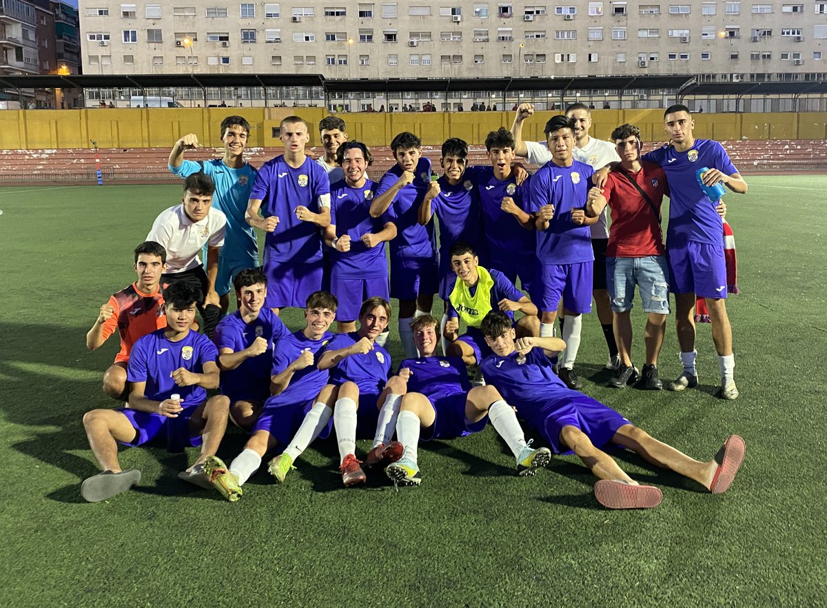 Ya tenemos el primer resultado de la temporada oficial de la escuela.
💜JUVENIL B
✅1-0
🆚 Alameda de osuna
#todoalmorado
