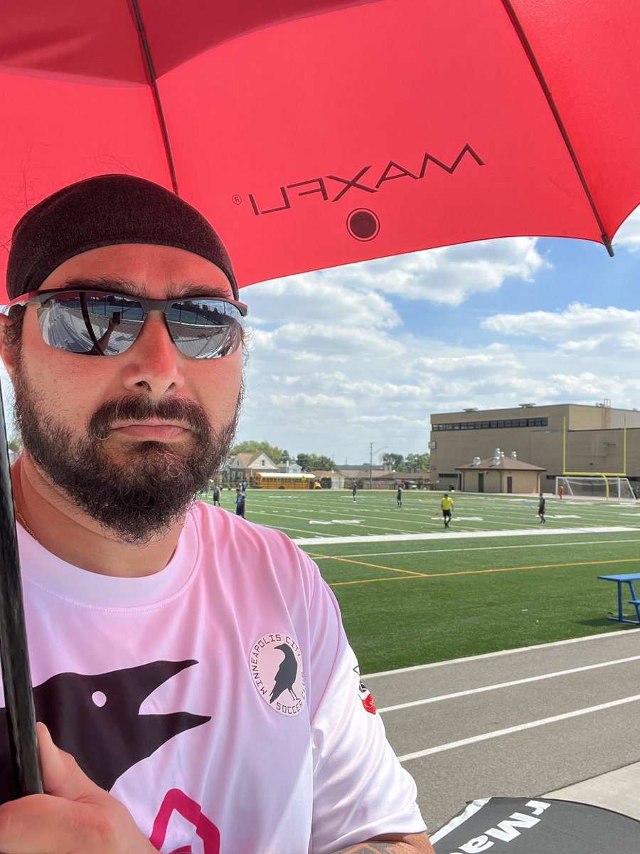 fjmatasart's tweet photo. @mplscitysc Repping the Crow at my sons varsity game who happens to be the cousin of one of the crows keepers, Kaelen Matascastillo.  Proud father and uncle. https://t.co/ILeZx33B35