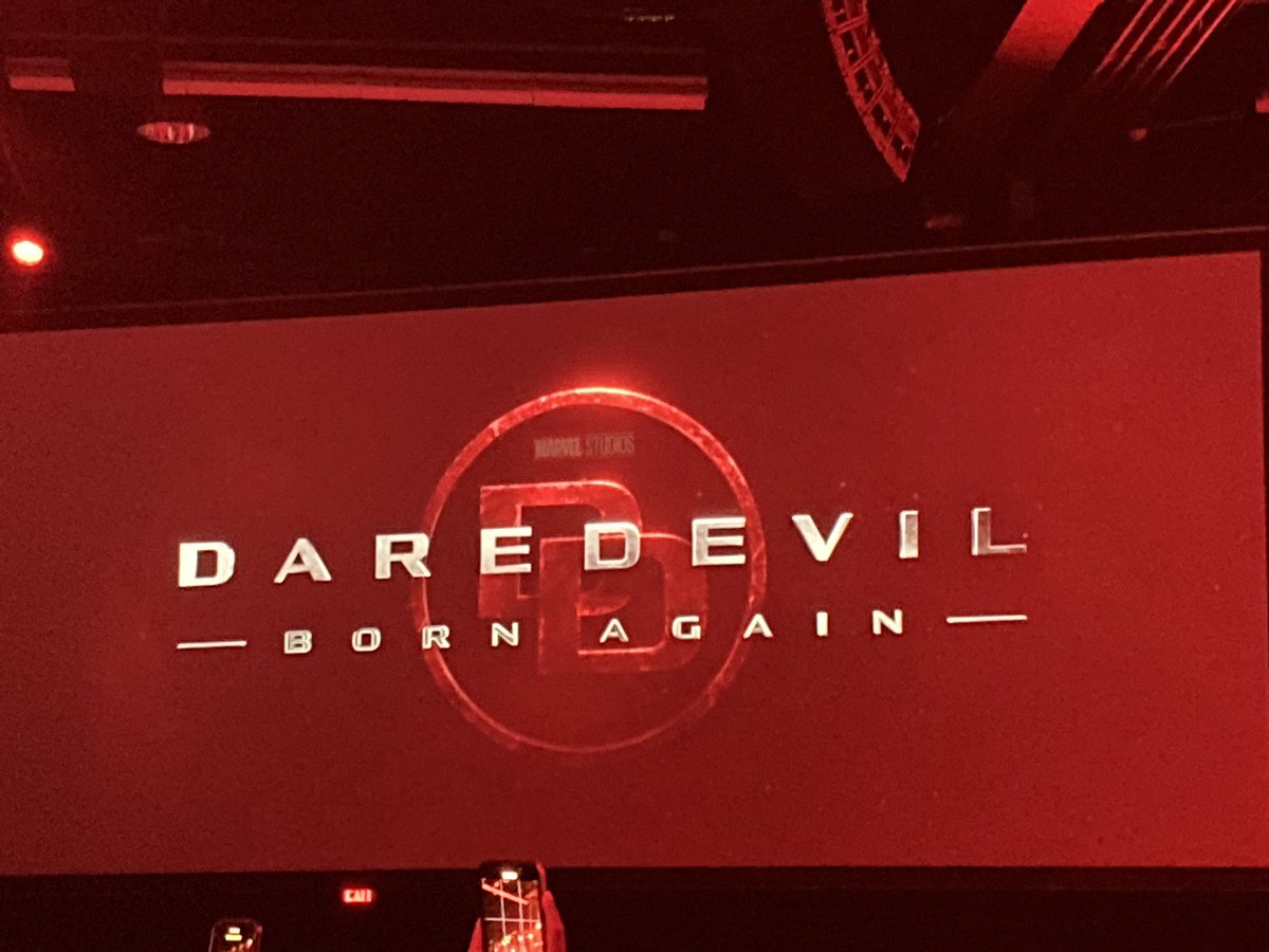 ZerGeek's tweet photo. Toca hablar de cine de verdad...
#D23Expo #GeekZerMan #DaredevilBornAgain https://t.co/sCDRNmiay6