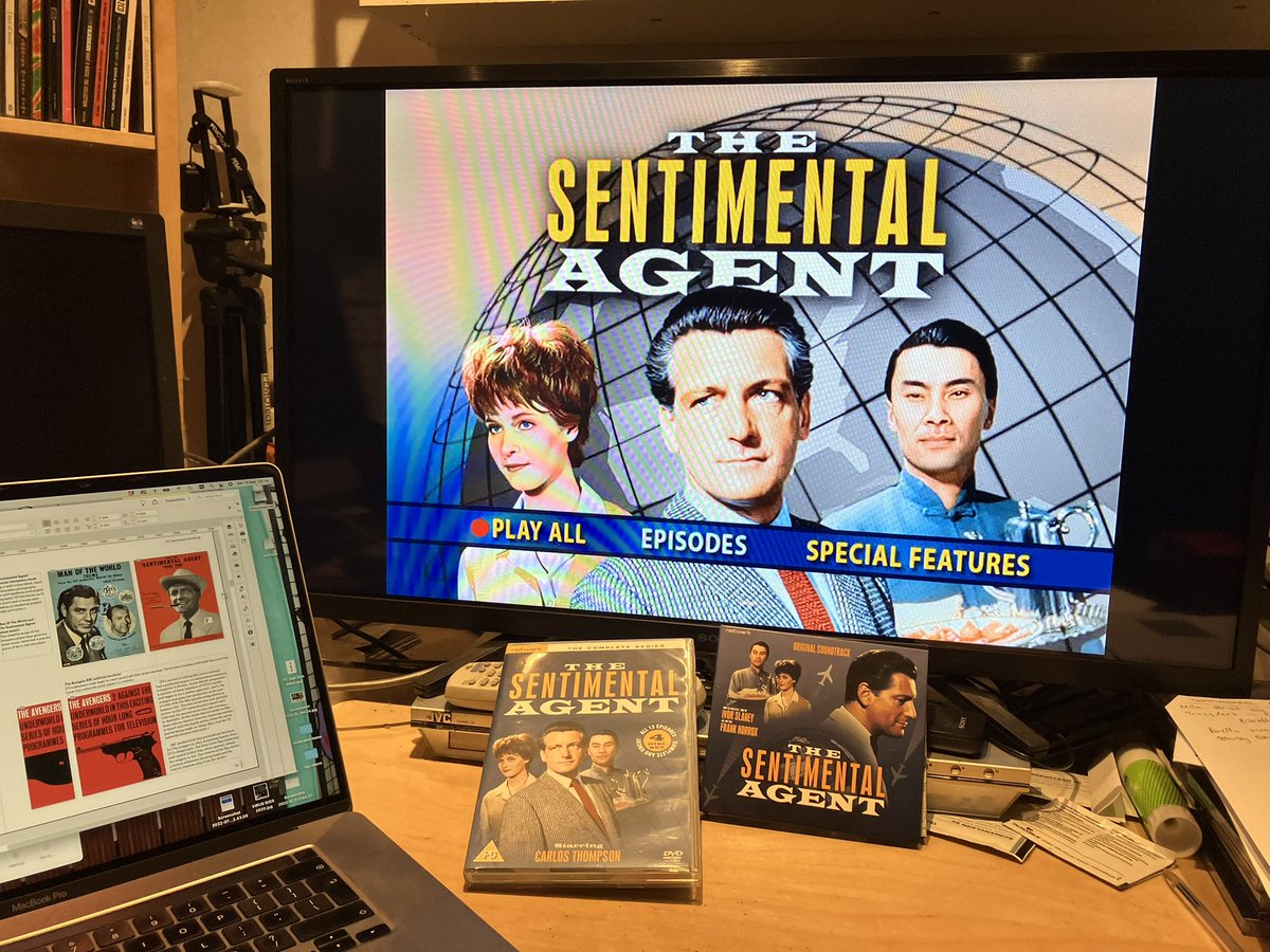 JazWiseman's tweet photo. Getting some revision in for the next ITC Entertained the World podcast #ITC #ShareTheITCLove #TheSentimentalAgent https://t.co/pkX1B6HIK8