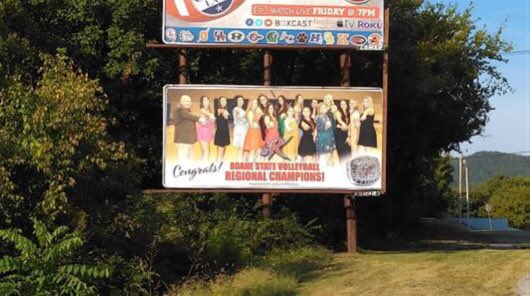 RoaneStateVB's tweet photo. Billboard is up on 27 N just past Miller Rd Harriman https://t.co/1lPQAkM2J5