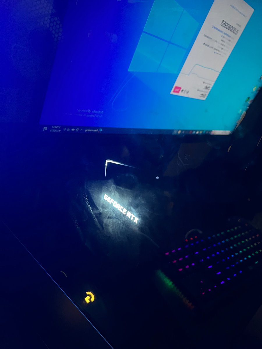 Zach239R's tweet photo. @elonmusk Hi Elon I’m a young investor I just wanna show you my crypto mining I have 2gtx 1660 supers and a rtx 3080 I’m planning on getting another rtx 3080 https://t.co/fGIVmR14a0
