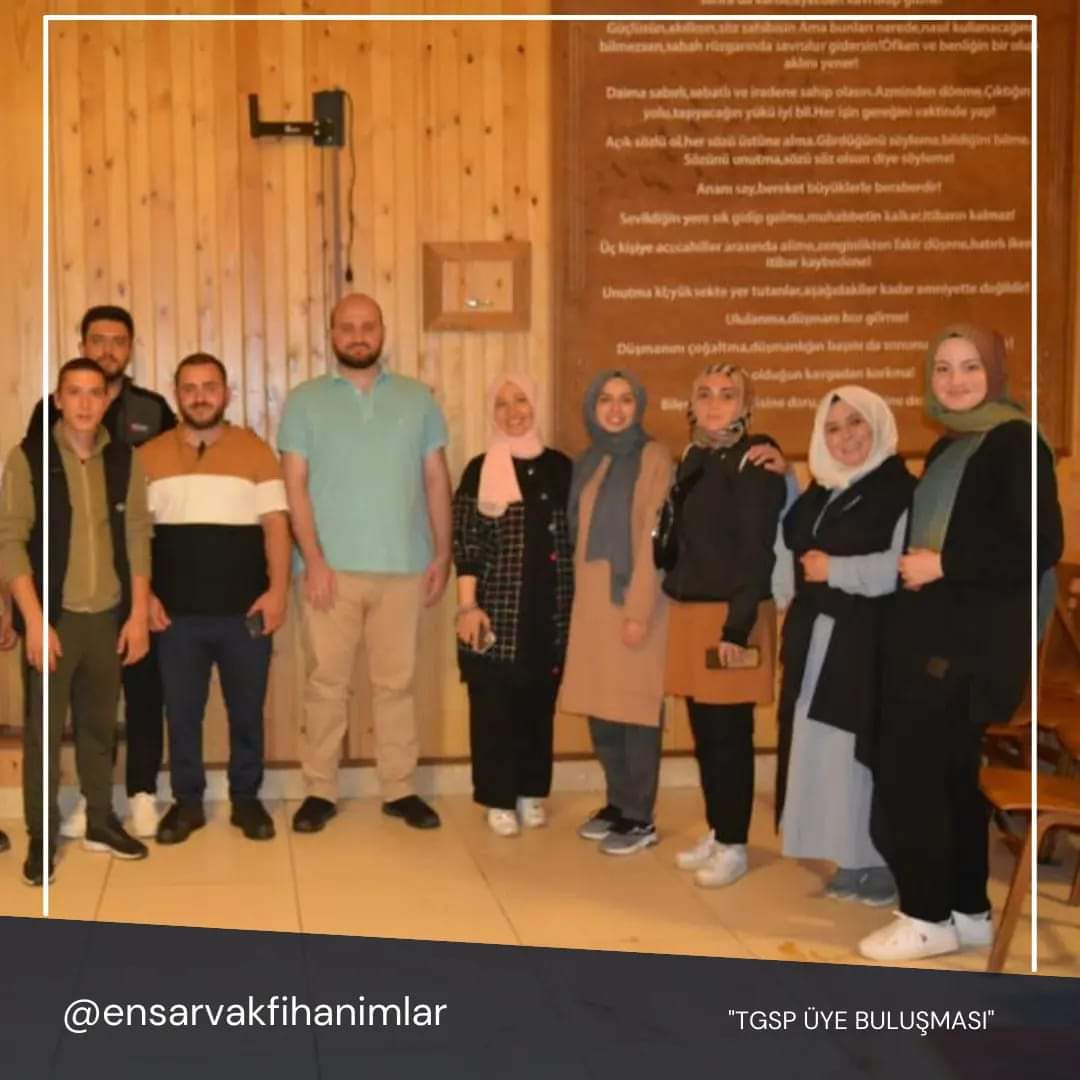 EnsarHanimlar's tweet photo. @tgsptr 14.Üye Buluşması Etkinliğine Ensar Vakfı Genç Ensar ve Hanım Komisyonları Olarak katılım sağladık. https://t.co/ZYzhCuSQCh