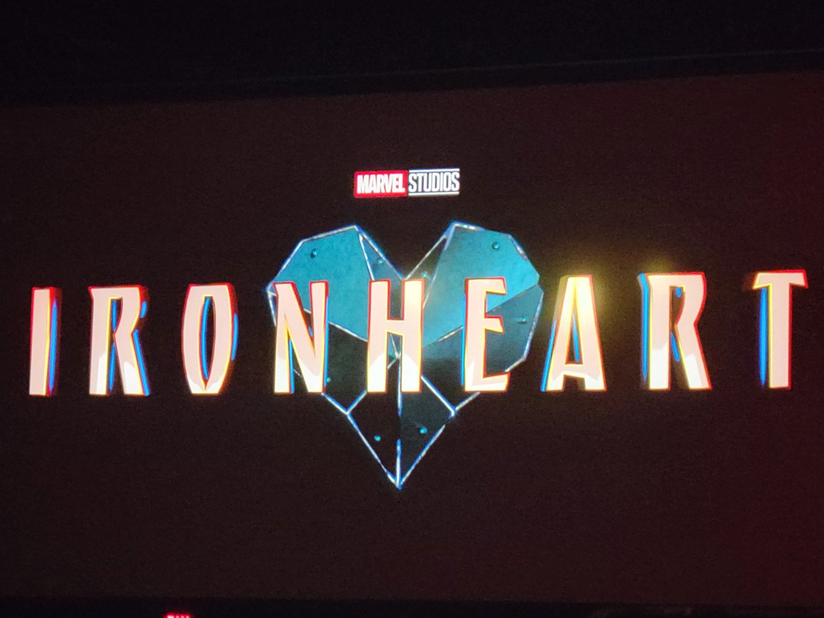 As logos de Demolidor, Coração de Ferro, Loki e Pantera Negra estão lindas... #D23Expo #Marvel #KevinFeige
