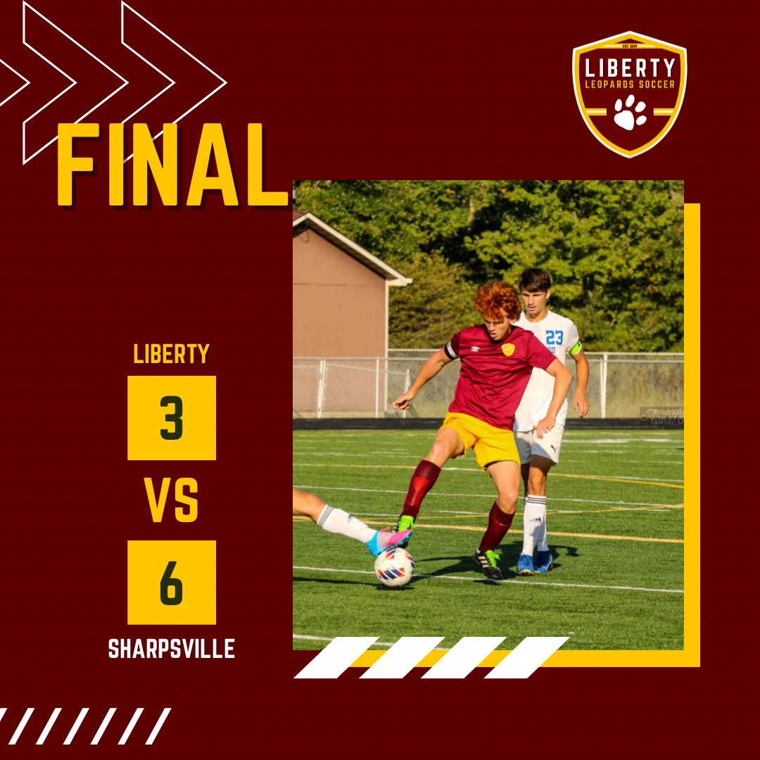FINAL || The Liberty Leopards moved to 2-4-1 on the year with a 3-6 loss against the Sharpsville Blue Devils.