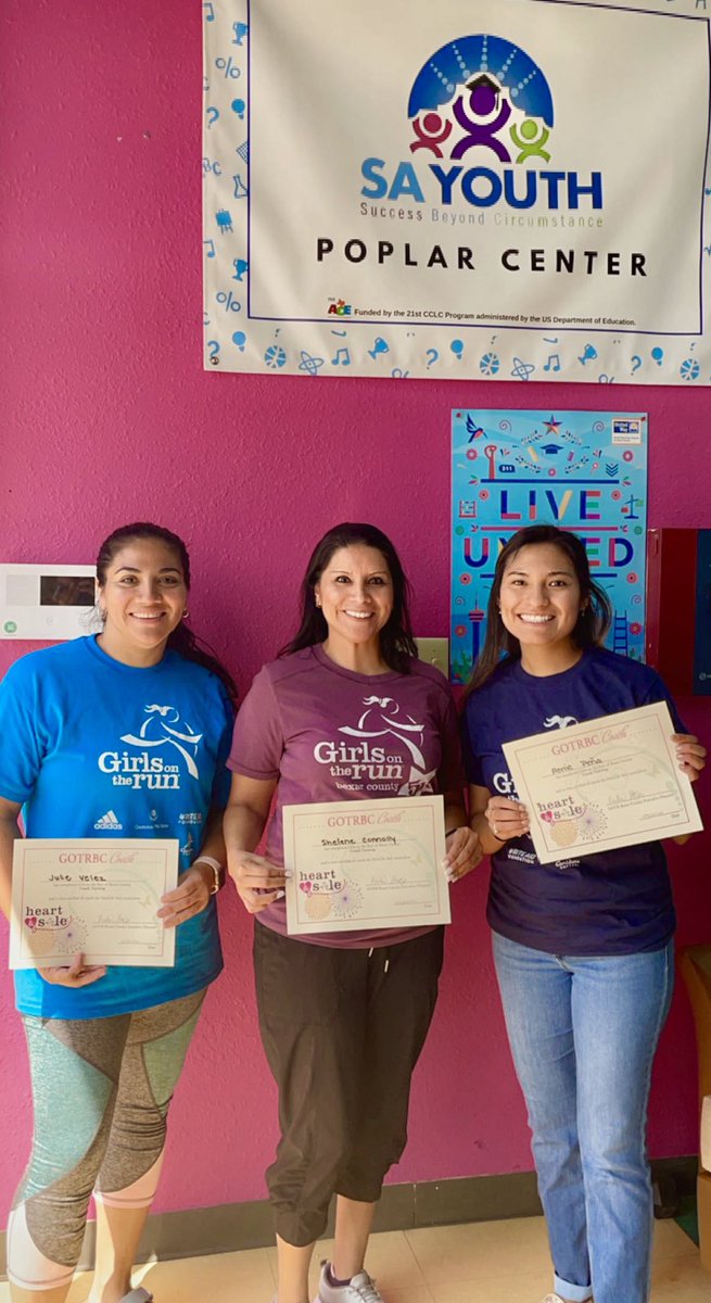 sconnollyteach1's tweet photo. Coach Velez, Coach Pena, and Coach Connolly, gearing up for the Girls On The Run Fall ‘22 season! There is still time to get your Lady Patriot Signed up!
#HeartandSole
@MsAmiePena1 @javeleznisd @NISDRawlinson @GOTRBC https://t.co/psEsgfQXCe