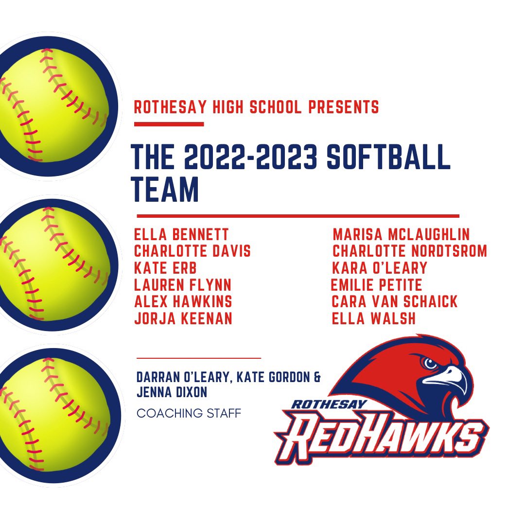 💯 Congratulations to all RedHawks selected for the Baseball and Softball teams! ⚾️🥎 #GoHawksGo