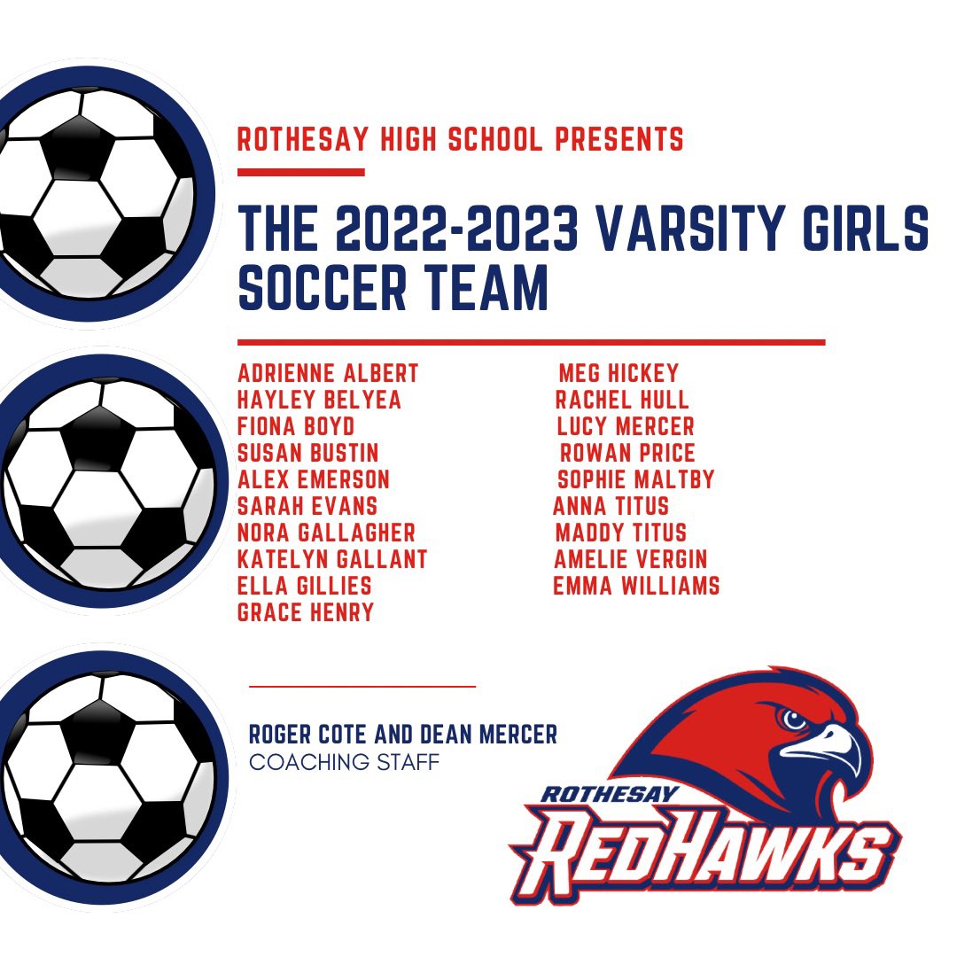 💯Congratulations to all RedHawks selected for Jr. Boys, Jr. Girls, &amp; Sr. Girls Soccer teams! ⚽️ #GoHawksGo