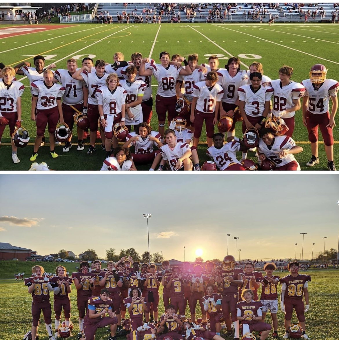 Shout out to our Varsity Patriots football team as they stand 4-0 on their season.Lots of hard work being put in by both players and staff. Be sure to come support them at their next home game on Thursday at 6 pm at the SH stadium. Patriot Nation! <a href="/jcityTNschools/">JohnsonCitySchools</a>
