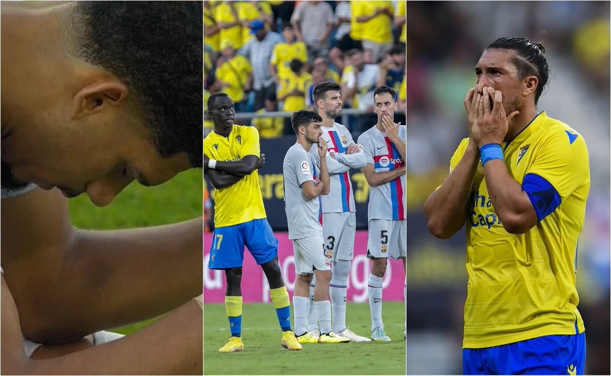 cadena_deportes's tweet photo. #Entérate  

Aficionado sufre problema cardíaco en el partido del Barcelona ante el Cádiz.

El portero del Cadiz apoyó en la situación y fue el encargado de trasladar el desfibrilador hacia la zona de la tribuna.

Todos los detalles aquí ➡ https://t.co/bIuedSPcjm https://t.co/5MjpK3CLDa
