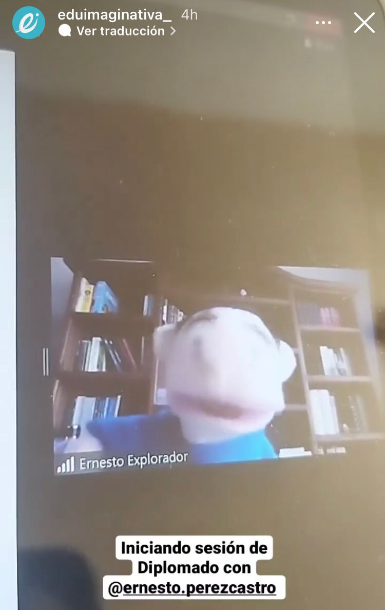 ErnestoPC's tweet photo. Sábado de Diplomado con #EducaciónImaginativa. De la serie de los misterios gozosos, esta postal de un equipo que de forma absolutamente inesperada se ha vuelto parte fundamental de mi presente y sin duda ya también de mi historia. (Eso sí, nos agarré en un momento de seriedad.) https://t.co/7vMy17UZK2