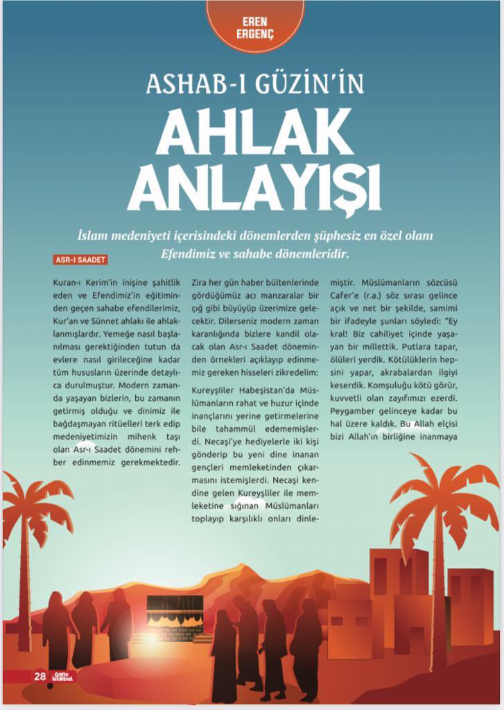 ErenERGEN1's tweet photo. Genç İstikbal dergisi Eylül sayısı yazımız📝 @gencistikbal https://t.co/PZ3cgZZizs