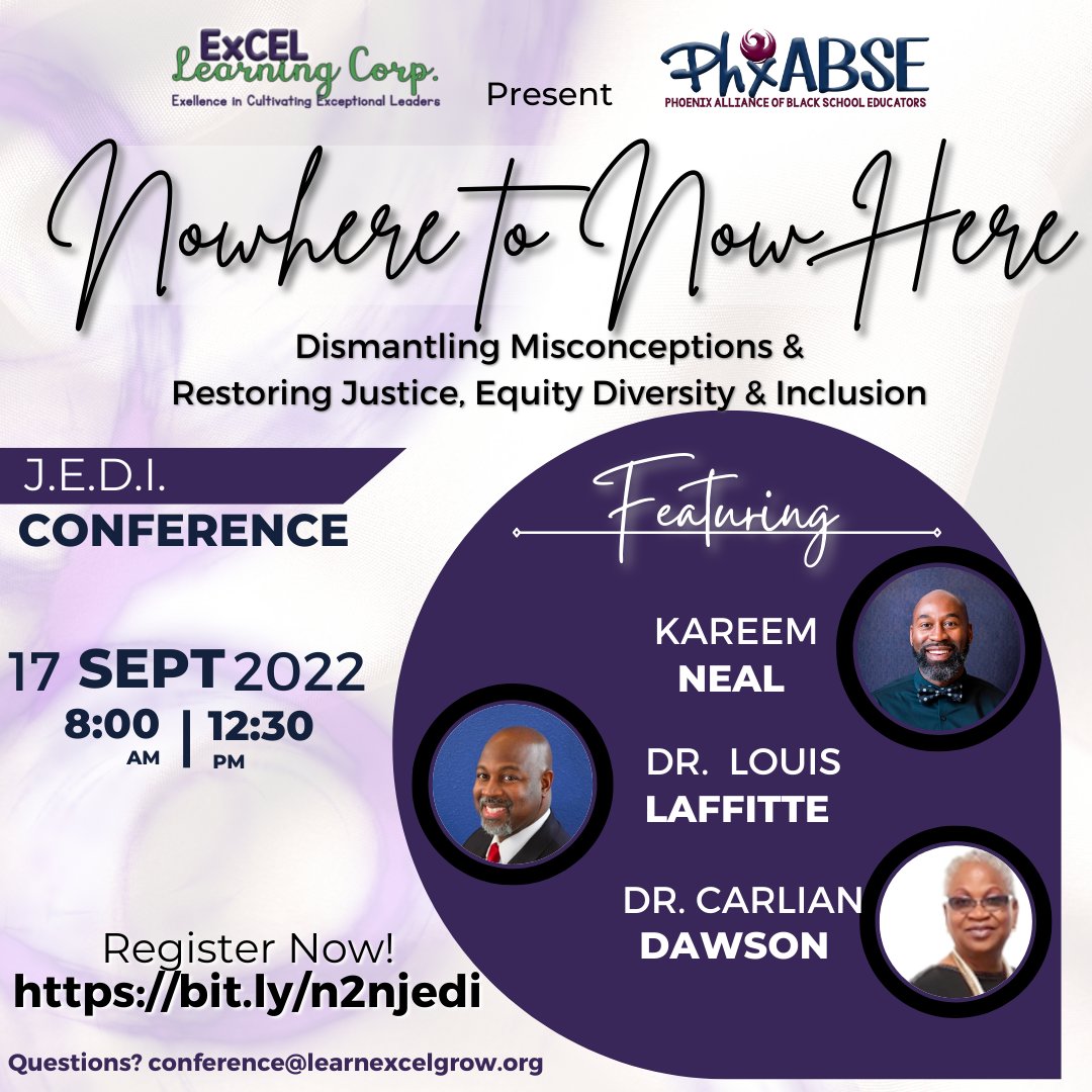 PhxAbse's tweet photo. Here's the moment you've been waiting for. Registration is live! Go to the ELC website to register now (https://t.co/MaBNqKczZ9). 

If you're an ABSE member, email us for an EXCLUSIVE code! #JEDIAdvocate #N2N #LearnExcelGrow #ConnectAndGrow #N2NJedi https://t.co/go9gLLE8HA