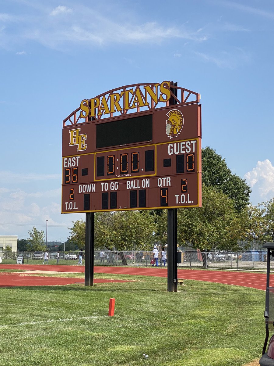 HEHSjournalism's tweet photo. FINAL SCORE Spartans 36-0 https://t.co/YXcmkW1gGo