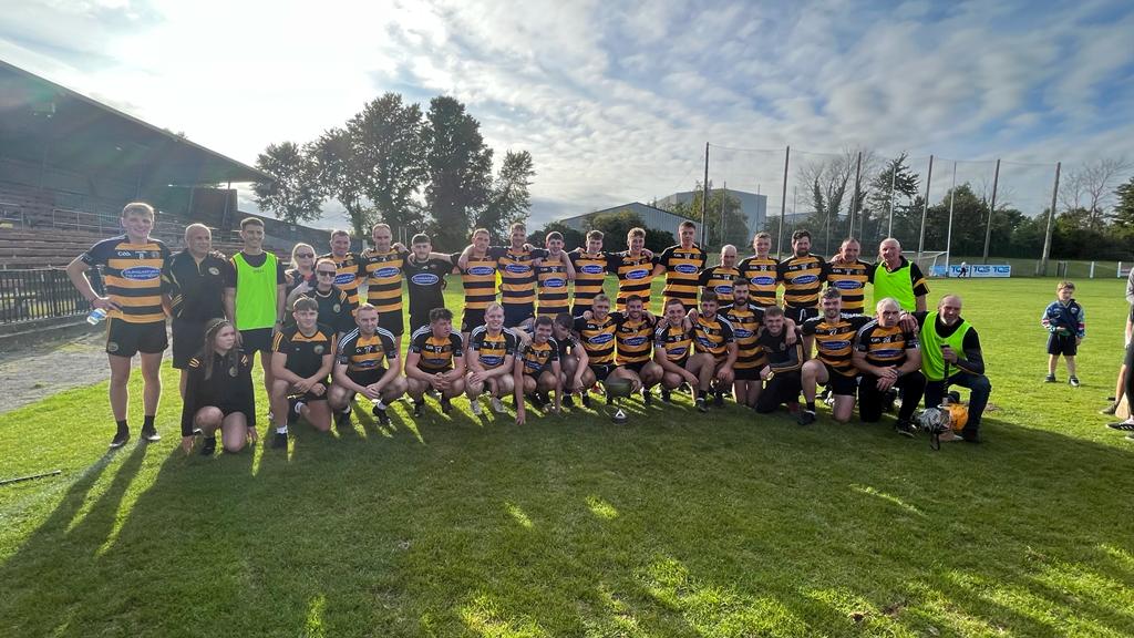 ColliganGAA's tweet photo. The 38 year gap has been bridged ⚫🟡⚫🟡

Co. Junior A Hurling Champions 2022 🏆⚫🟡 https://t.co/HRgVIbz8Ev