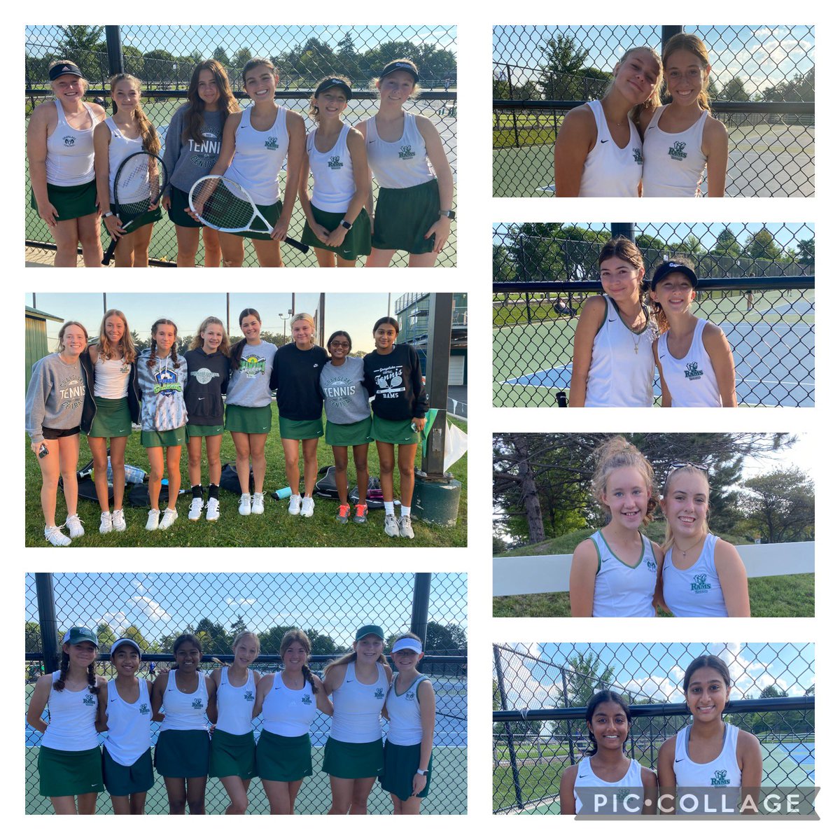 Quad matches completed before the HOCO Dance ✅ #Ramslife #Ramily #TennisTime