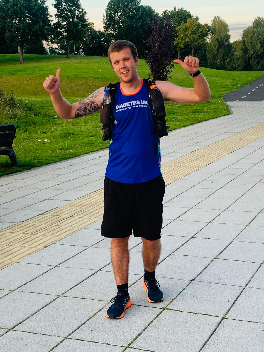 FitzoneThe's tweet photo. My kid @Jamiecollins_4 just completed a 100km today in aid of @DiabetesUK. Amazing and so proud of him. A few of us from Fitzone joined in at various stages. #prouddad #Amazing https://t.co/nCJUyGqkeb