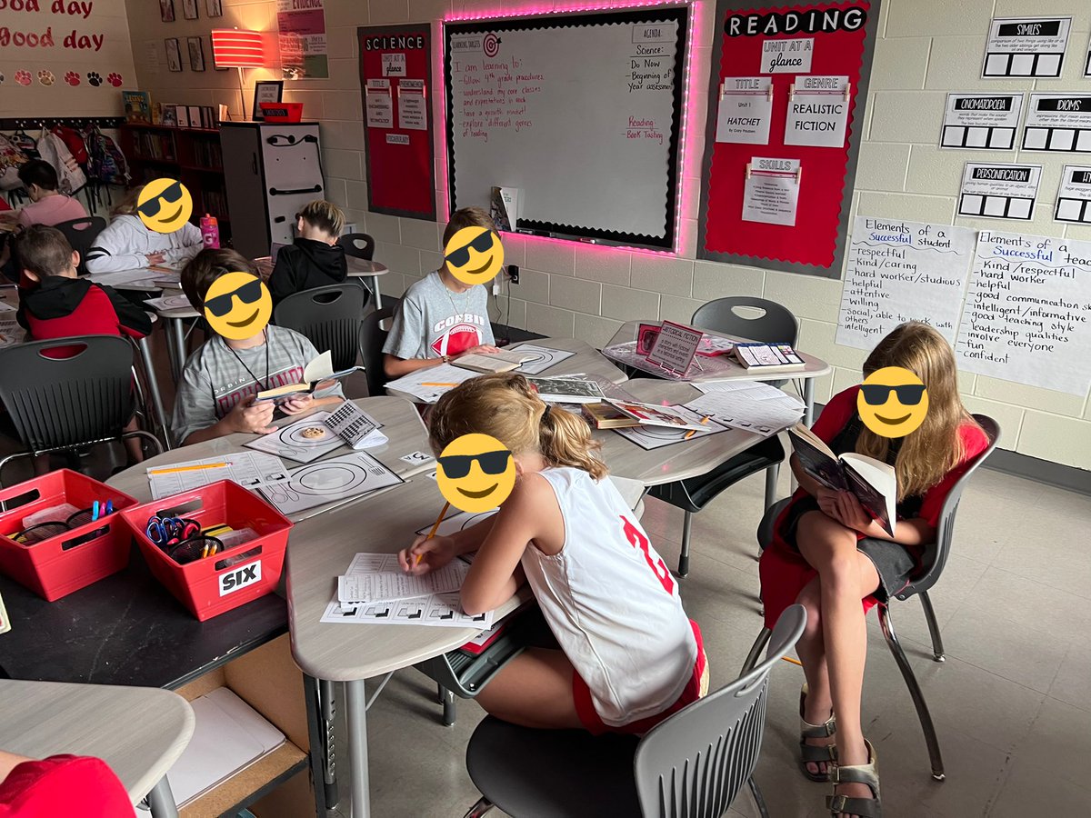 Logan_Hicks14's tweet photo. No better way to start the school year than with a book tasting. Students loved it and made lists of books they want to check out and read! #RedhoundPride @CESredhounds @ceslibrarymed https://t.co/htO2ynuFF1