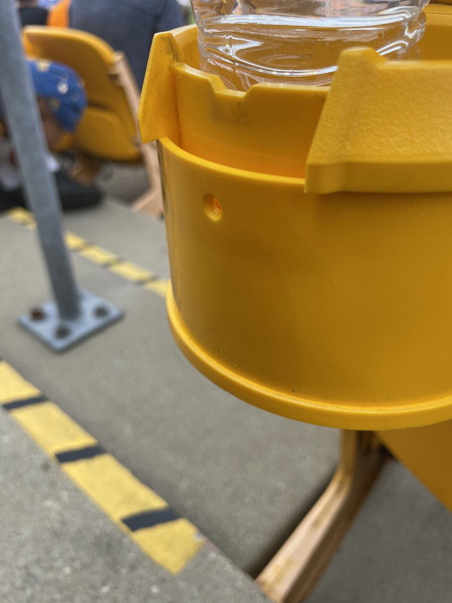 OG_Jagoff's tweet photo. @AcrisureStadium did you install these knee slicers before or after you took the Heinz bottles down?  You adding tacks to the seats next? https://t.co/NOjhjo3oq2