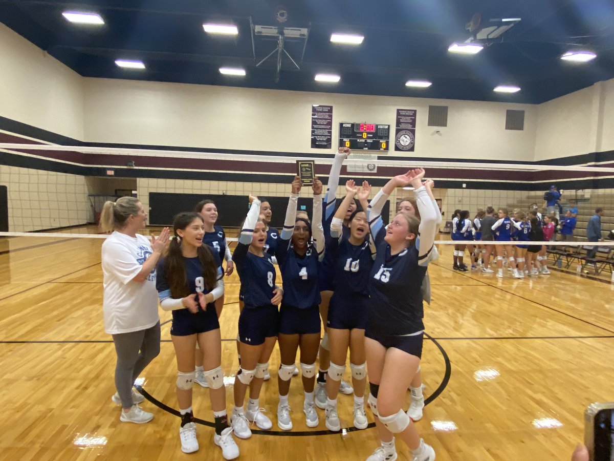 🏆  C O N G R A T S  🏆

JV is coming home consolation bracket champs today after the LCISD tournament! Freshmen played in the consolation match and just came up short in 3 sets. 

The future is bright for the Lady Rangers’ program! ✨🏐💙 

#ClementsVolleyball #LetsRide