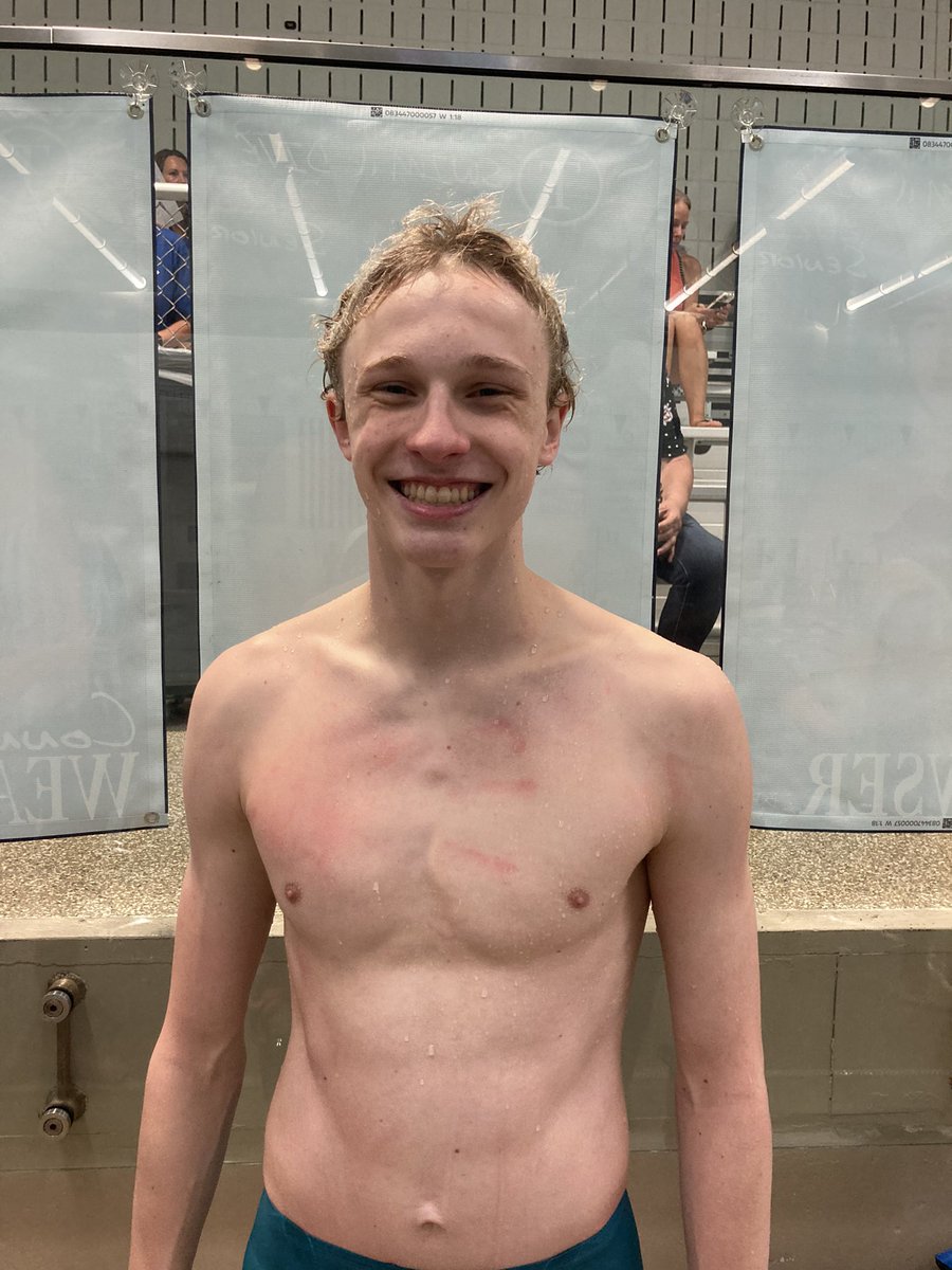 LSHSAthletics's tweet photo. 52.47 seconds in the 100 yd Fly - breaking an 18yr old LSHS record!! Congrats Nathan Butler!! @LSHS_SwimDive https://t.co/IrkOmpuVi6