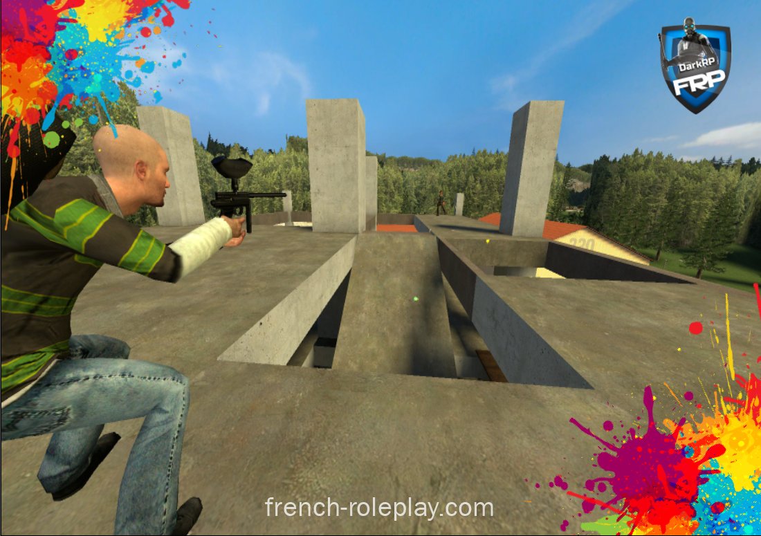 Une petite envie de vous défouler ? Venez faire du paintball ! Sur #Frenchroleplay