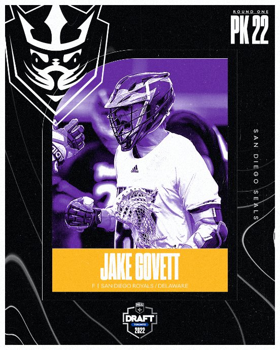 Steve Govett 🤝 Jake Govett

<a href="/SealsLax/">San Diego Seals</a> select Jake Govett at #22 Overall