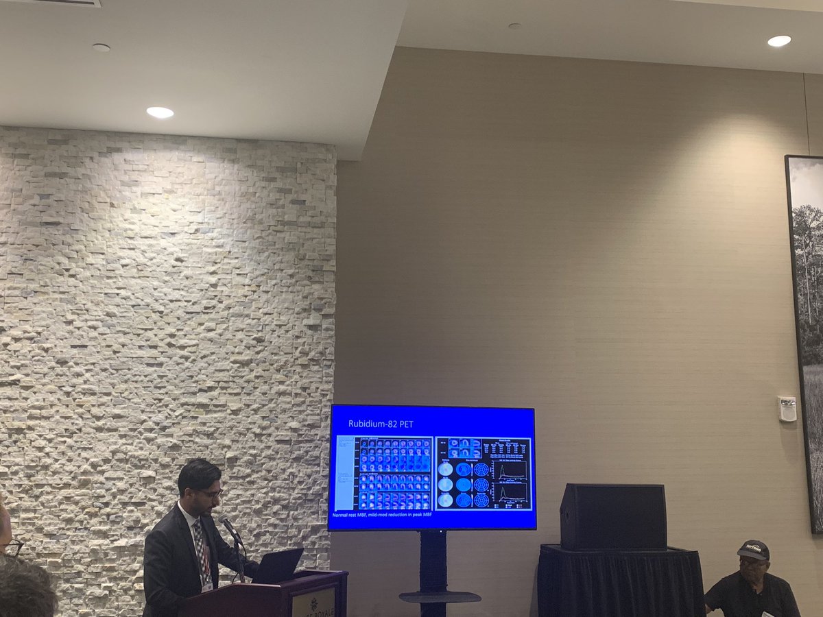 VaidahiP's tweet photo. Amazing presentation on the role of cardiac PET in aortic stenosis by all star #futurecardiologist @krtkgpt @HFHCardioFellow @HFHIntMedRes @kananth12 https://t.co/HDTneZ99e4