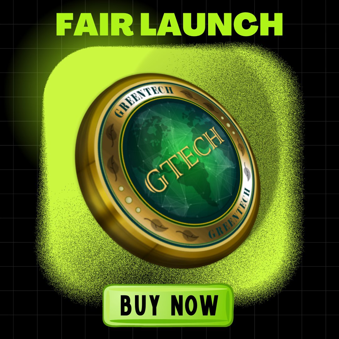 Gtechcoin's tweet photo. WE ARE ON FAIR LAUNCH NOW! 

https://t.co/2lEoSOEgaG

✅ AUDITED AND KYC! 
💲 PASSIVE INCOME with 30% of the profit from the sale of carbon credit in BNB to holders on the stake platform.
💲 2% PROFIT from the buy and sell fee for staking platform holders.
🔥 Deflationary token https://t.co/Mz4NKg2qWX