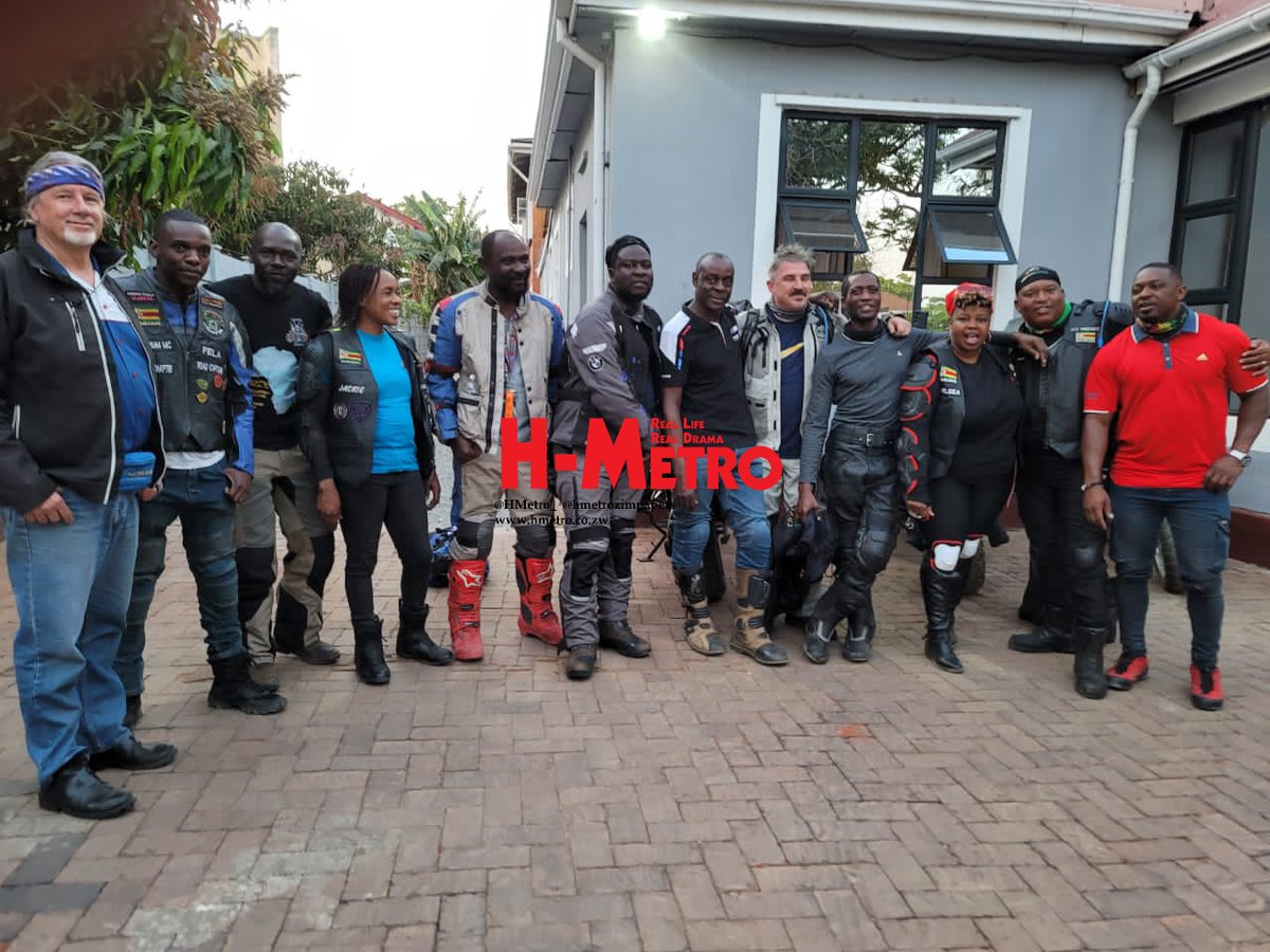 HMetro_'s tweet photo. A group of Ugandan bikers are in the country for an ubuntu adventure ride across Southern Africa #HMetro https://t.co/6vLV1lQAKQ