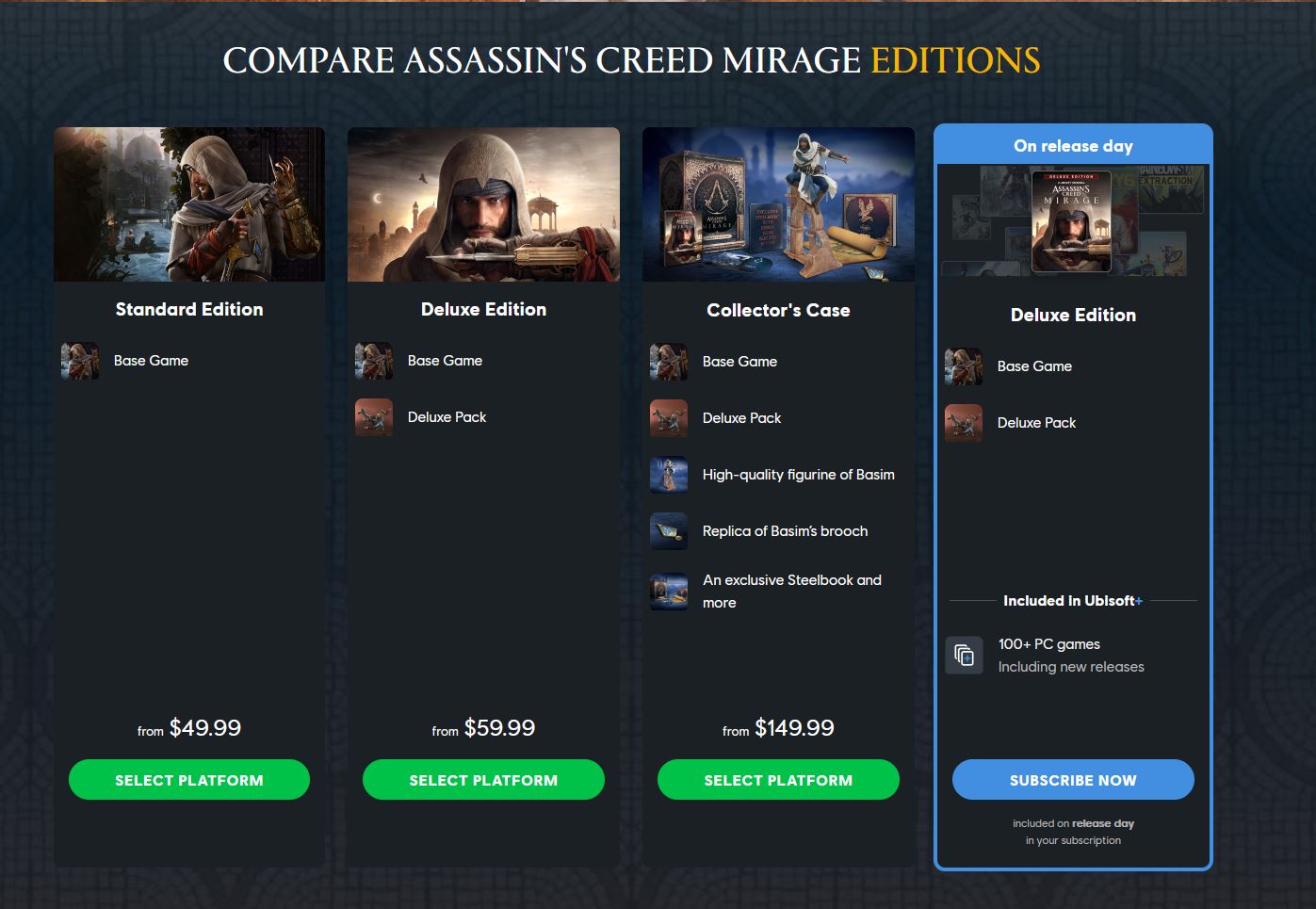 Assassin’s Creed® Mirage Deluxe Pack