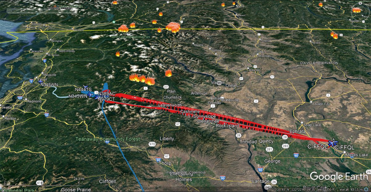 fire_feeds's tweet photo. Additional firefighting air assets are responding to the #BoltCreekFire in #Skykomish #WA
https://t.co/Ye9pzvgCV2
Vanarsdale Air-Air Tactical Aircraft
#N444TS
WA-DNR
#C05 #N345WN
Conair Group
#TKR543 #C-FFQL
🇺🇸❤️🔥 https://t.co/6n3Gxj90A2