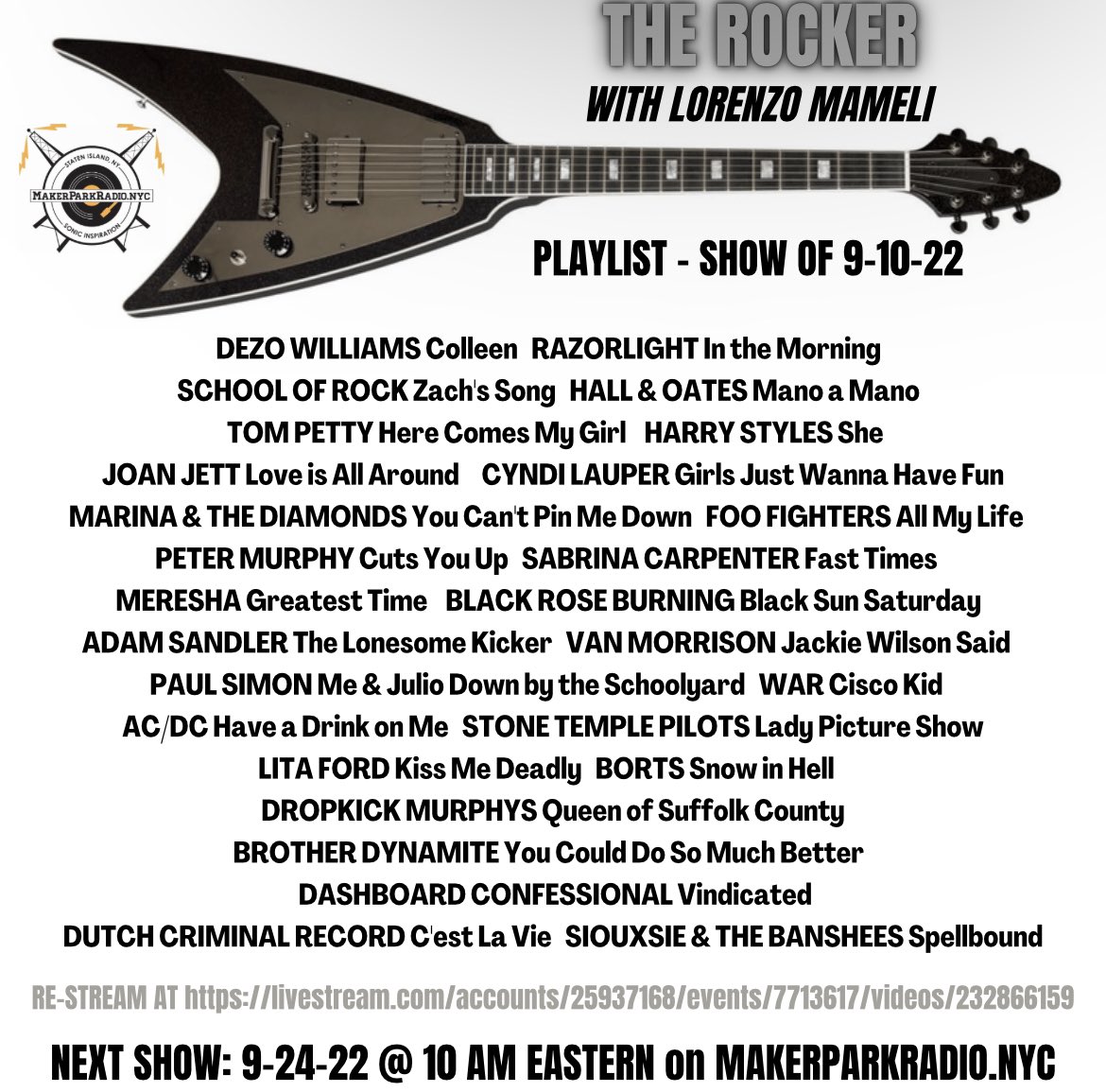 TheRockerNYC's tweet photo. We rocked today, and we rocked well. Check it out at https://t.co/aqF3ZcYx33 and turn it up! @MakerParkRadio @Mereshas @blkroseburning #brotherdynamite #borts #dutchcriminalrecord https://t.co/AKjin6izbC