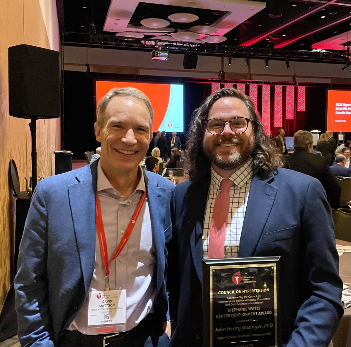 Extremely grateful for the last four days of <a href="/CouncilonHTN/">Council on Hypertension</a>! Thank you to <a href="/AHAMeetings/">AHAMeetings</a> and <a href="/DataSciencesInt/">Data Sciences Int.</a> for making this an unforgettable meeting. I wouldn’t be where I am today without the guidance of these incredible mentors! You stay classy San Diego!