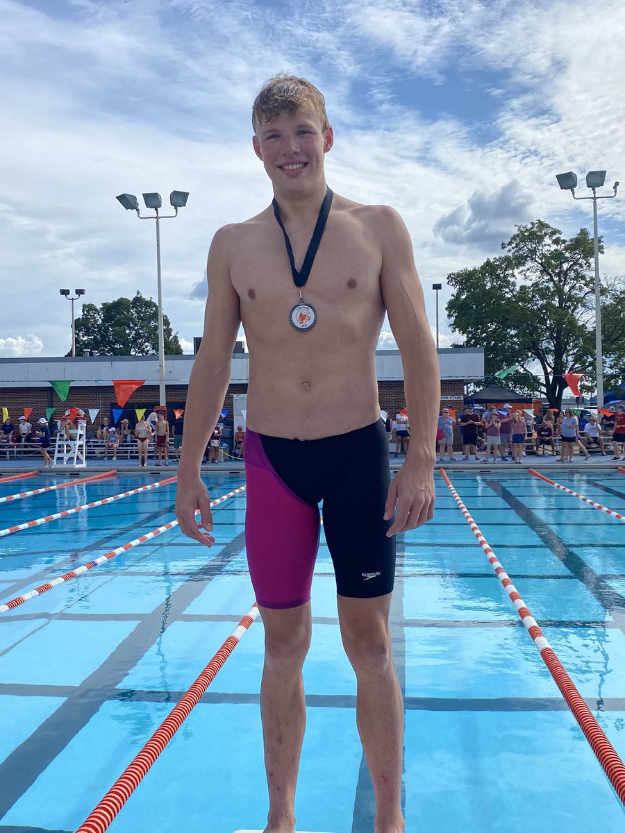 Colin posted a 4:57.03 with no goggles for most of the race and earning 7th place!!!