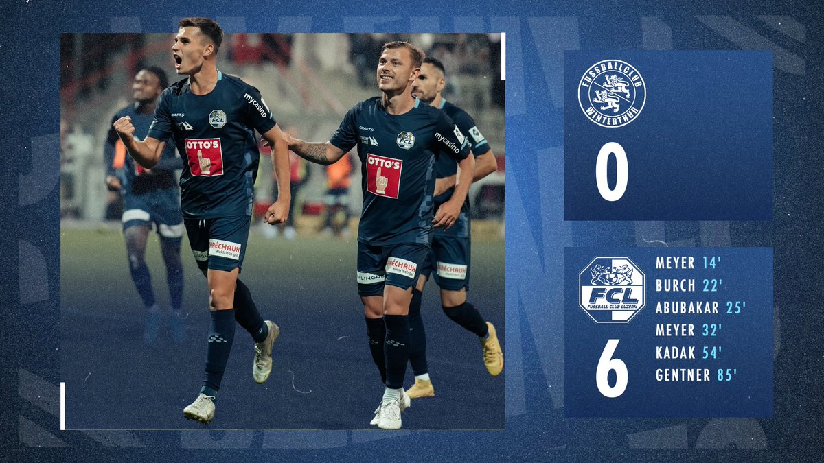 FCL_1901's tweet photo. 90' | 0:6 > Schlusspfiff! 😍
#FCWFCL #fcl #nomeLozärn #seit1901fürimmer https://t.co/rYTFiZMG2h