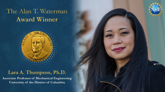 ⚠️REMINDER
UDC Professor Dr. Lara Thompson leads <a href="/NSF/">U.S. National Science Foundation</a> 2022 Waterman Lecture on 'Falls and aging the need for biomedical solutions to a global problem' on September 12 at 1 p.m (EST) 

Dr. Thompson is the <a href="/NSF/">U.S. National Science Foundation</a> 2022 Waterman Award winner 

Register now: bit.ly/3ButCi5