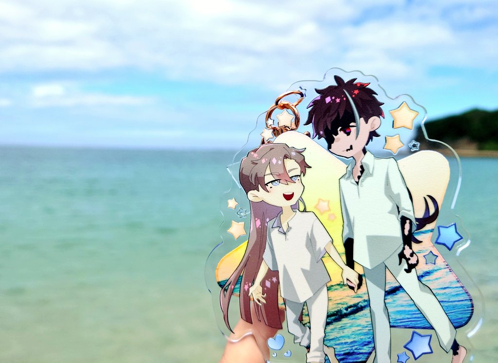「ピルクルさんと海と色々遊んできた最後ぐっだぐだになったのが何か面白くて楽しかった」|ミナのイラスト