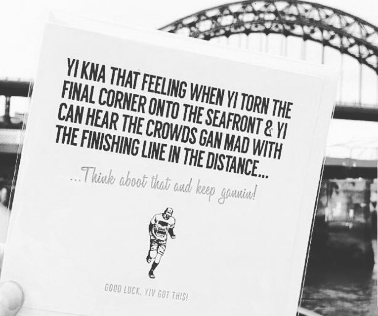 Good luck to all coaches, family members, supporters of our club and everyone else running in tomorrows Great North Run!

You are all amazing 🏃‍♀️🏃‍♀️🏃‍♀️⚫️⚪️