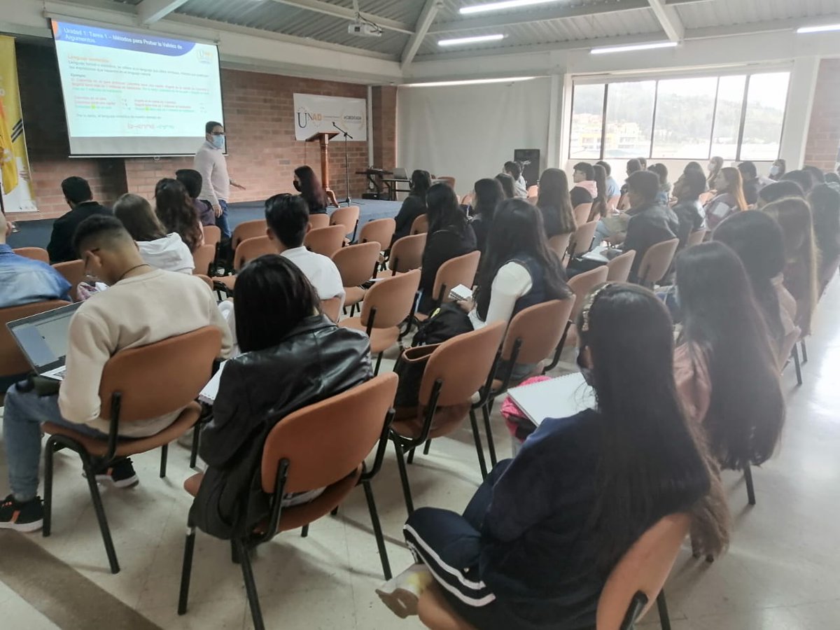 ruben_angarita's tweet photo. Desde UNAD Cead Duitama, iniciando B-learning presencial curso Pensamiento Lógico y Matemático. Todo un éxito. https://t.co/Lta6hmuSTS