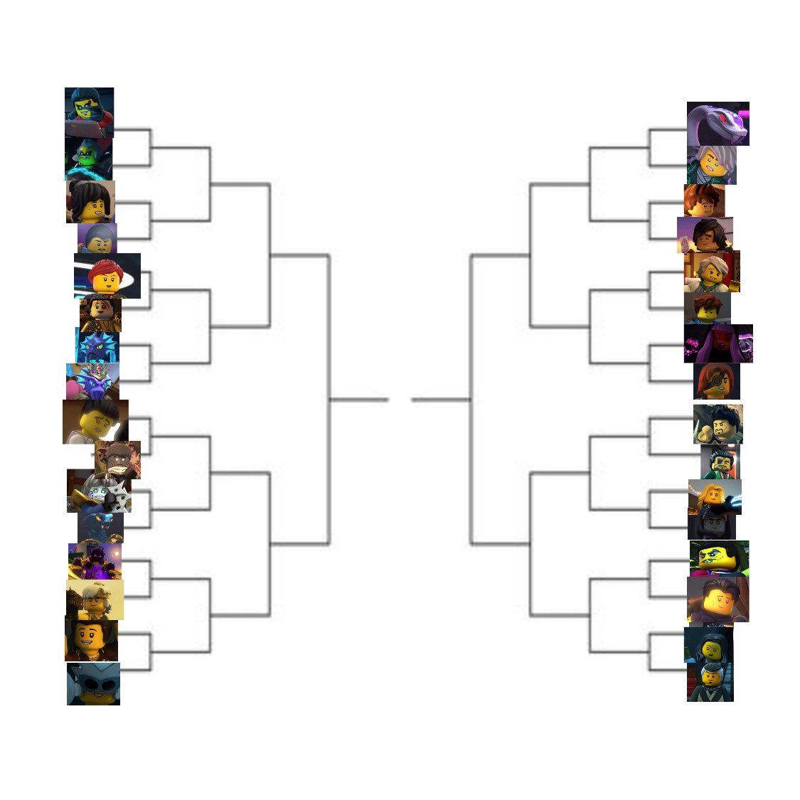 thequeenbaldnya's tweet photo. here it is:
NINJAGO SEXYCHARACTER TOURNAMENT 

(you know how this goes n 8 hours for each)

ROUND 1 https://t.co/6KI1yI4qrn