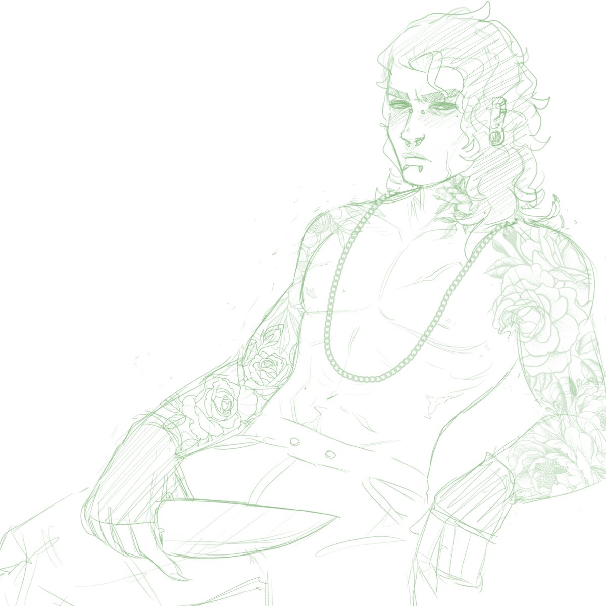 DecoScoops's tweet image. theres also a not so sfw vers of this Val sketch 💃