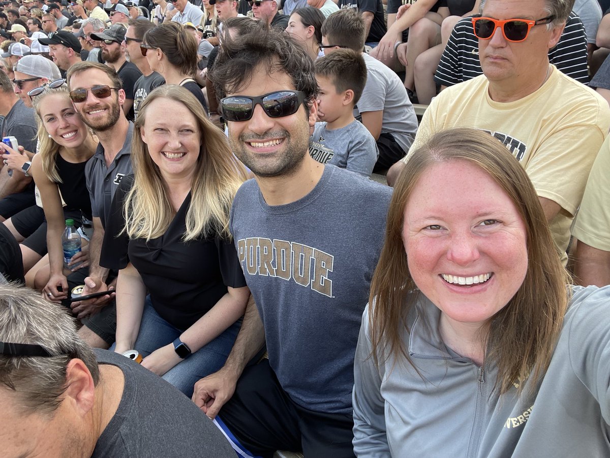 AliBramson's tweet photo. Got on our #PurdueGameFace on 🚂☝️⁦@mikesori1⁩ ⁦@ExoStephO⁩ https://t.co/ctIlJTMxCq