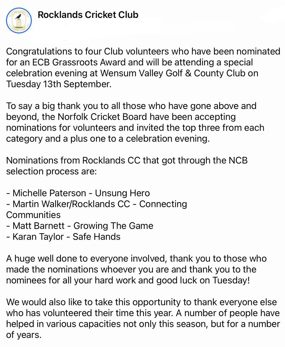 Rocklands CC tweet media